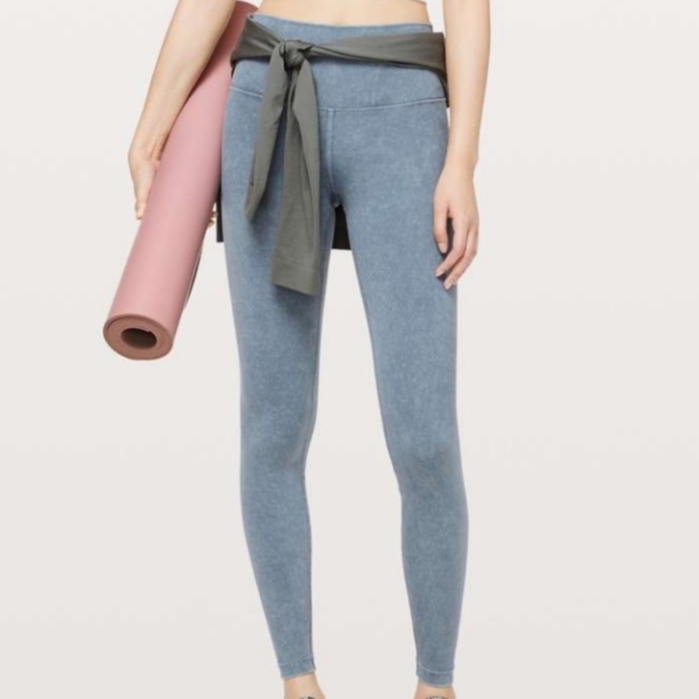 RARE Lululemon Wunder Under High-Rise Tight *FullOn Luxtreme in Washed Moon Blue
